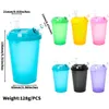 Plastic Hookah Bong Cups With Glass bowl Hand Style Smoking Water Pipe Detachable Filter Oil Rigs Multiple Colors