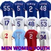 Rangers Özel Erkekler Kadın Gençlik Beyzbol Formaları Altın Jersey Adolis Garcia Corey Seager Evan Carter Max Scherzer Josh Jung Marcus Semien Eovaldi Texas Jersey deGrom