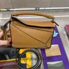 Loeiwe High end Designer Puzle bags for womens fashion classic mini geometric deformation handbag single shoulder crossbody bag Original 1:1 with real logo and box