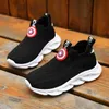 Sneakers Childrens mesh shoes for mens 2024 summer new breathable single mesh large childrens running shoes d240515