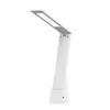 Bordslampor Rumdekor Bordslampan laddningsbar LED USB Hem Desk lamplampan med telefonhållare bärbar vikning och beröring av dimning