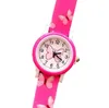 2024 new printing butterfly Children's watches kids silicone tape cute cartoon quartz watch fashion child wristwatch