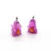 Charms 10/12pcs miniatuur mini dinosaurus hars kleurrijke kawaii cartoon dieren hanger diy ambachten voor oorbel sieraden make