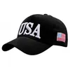 Party Hats 2024 American Flag Baseball Hat Regulowane USA Trump Hafted Capeed Cap 3 Kolory Drop dostawa domowy ogród świąteczny sup DHB6F