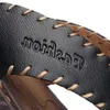 Arrival brand New High Quality Handmade Slippers Cow Genuine Leather Summer Shoes Fashion Men Beach Sandals Flip Flops M8to# 5c34
