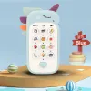 Baby Telefon Toy Music Sound Telefon śpiące zabawki z Teether Symulacja Telefon Dzieci Niemowlę wczesne edukacyjne zabawki dla dzieci Prezenty