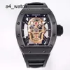 RM Racing Wrist Watch Automatic Tourbillon Full Sky Star Skull Watch Multi-functional Hollowed out Mechanical Mens Watch