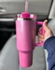 Ready To Ship sell well THE QUENCHER H2.0 Cosmo Pink Parade TUMBLER 40 OZ 304 swig wine mugs Valentine Day Gift Flamingo water bottles Target Red US STOCK 0515