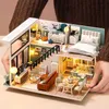 Architecture / DIY House Mini Doll House DIY FAUX MAINMADE DUPLEX PRODUCTION WOODEN3D PUBLIPE BUILDAGE DUPLEX APPARTEMENT MODÈLE DE PARTICON POUR CADE