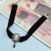 Chokers Gothic Vintage Black Victoria Naszycie