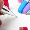Beyaz Kalem Toptan Sevimli Ruj Top Noktası Kawaii Candy Renk Plastik Kalem Yenilik Öğrelik Kırtasiye 5 Renkler DHS Bırak Teslimat Dhr5t