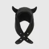 Little Devil Ear Hats For Women 2023 Japanse Harajuku oorbescherming Lei Feng Caps For Men Winter warme pullover bommenwerper hoed