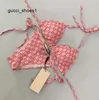 Sexiga kvinnors designers bikinis sätter tydlig rem form baddräkter damer baddräkter badkläder strandkvinna badkläder blandade lyxmärken badkläder