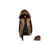 Kamizelki męskie zimowe męskie luksusowa kamizelka futra ciepłe kurtki bez rękawów płaszcze z kapturem w rozmiarze puszyste faux kurtka Chalecos de hombre drop de dhcfh