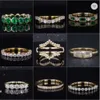 Factory Wholesale Handmade Wedding Band Classic Design Jewelry 18k Gold Lab Grown Diamond Jewelry Women Real Moissanite Ring