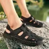 Summer Sandals Nice Shoes Men Beach Flat Non-slip Thick Sole Mens Male Holiday KA3516 1450 s
