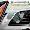 Autres accessoires intérieurs Habit de téléphone de voiture magnétique Rotation de piratage de téléphone Air Prise en charge GPS de téléphone portable pour le support rouge Mi Huawei Drop Dhk4e