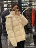 Designer Mens Winter Down Jacket Parkas Salzman Luxury Man Hooded Puffer Croped Puffer Jacket 70th Anniversary Limited Edition Maya Unisex Size: 0123 Yellow