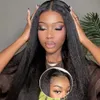 Light yaki Straight V Part Wigs Human Hair for Women Glueless Upgrade Machine Made Clips in V shaped vPart Wig Leave Out Real Scalp Beginner Friendly DIVA1