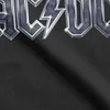 T-shirts masculins Retro AC DC Mens T-shirt Hourdet Metal Album de musique coton à manches courtes Summer Top Q240514