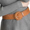 Belts Braided Texture Belt Women Waist Wide Bohemian Handmade