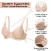 マタニティはGratlin Underwire Maternity Nursing Bra Plusサイズの母乳育児サポートフルスリングパッド入り下着F G HランジェリーY240515