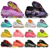 Presentpåse mens hög topp fotboll stövlar Phantom Ultra Elite Fg Firm Ground Cleats Neymar Acc Hypervenom Soccer Shoes Outdoor Trainers Botas de Futbol