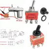 Switches Wholesale 6 pinos ALTERGE DPDT DC MOTO RENTRO ON-OFF-ON-ON-O-ON 15A 250V Mini Cap entrega de gabinete da escola