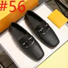 68 عرضًا من الجلد الأصلي ، أحذية غير رسمية ، العلامة التجارية الفاخرة 2024 Mens Designer متسكعون ، تنزلق Moccasins