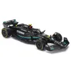 Diecast Model Cars Bburago 1 43 Mercedes Amg Petronas F1 Team W14 2023 #44 Hamilton #63 George Russell Auto in lega di auto -casting Set di giocattoli