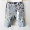 Purple Brand Jeans Короткие джинсовые шорты мужские джинсы Purple Short Denim Summer Casual Mens Jean Designer Pants