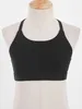 Verte Enfants et filles Coton Round Nou Strap Open Back Gym Yoga Exercice Crop Top Youth Dance Performance Performance Top Clothingl2405