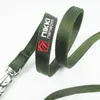 Dog Collars Army Green Multi-Layer Thickened Large Leash Pet Outdoor Walking Rope For Medium Big Dogs