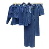 Женские куртки дизайнерские бренды ~ весна 24 Lose College Style Denim Короткая куртка, женские шорты с длинными рукавами, брюки с плечами Spvh