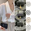 Trendy skórzany designerka na nadgarstek torby kamery kobiety torebka ramię czarna torebka torebka