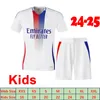 24 25 Maillot voetbaltrui Hommes Enfants Lacazette voetbal Shirts 2024 2025 Lyon Cherki Tolisso Fofana Henrique Tagliafico Men Kids Kits