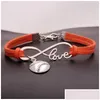 Bracelets de charme bracelets de charme américain infinie de softball pour femmes les hommes aiment le baseball veet corde enveloppe enveloppe du bracelet de mode juif dhh3w