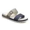 Summer Men Fahion Sandal Colony LIPEP PEEP TOE FLOP FLOP MĘŻCZYZNA ZEWNĘTRZNE NOS SLID PLAT PLAID SLIDE HOME DOMIEL SIPPER FAHION BOTE HAPY F X6P4# 99 269E S