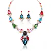 New best-selling European and American beautiful necklace set with colorful and bold style paired with high-end jewelry design and accessories