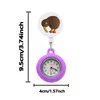 Dog Travel Outdoors Bird Clip Pocket Watches Watche For Nurse With Sile Case Watch Second Hand Alligator Medical Hang Clock Gift Clip- Otvxr