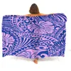 Atacado personalizado feminino sarongue polinésio impressão floral de verão biquíni casaco anti-lampe