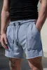 Short masculin en laine coton américain quart de longueur en dessous du genou Running Fitness Training Sports Short