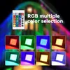 RGB светодиодный прожектора отражателя наружный освещение 220 В 30 Вт 50 Вт 100 Вт.