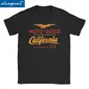 T-shirt maschile Moto Guzzi Moto Moto California 1100 Maglietta entusiasta Mens Crazy Cotton Short Shorted Plus Top Top Q240514
