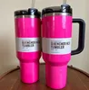 US Stock Neon White Limited Edition Starbacks Mugs H2.0 Winter Pink Cosmo co-märke Flamingo Gift 40oz Target Red Cups Car Tumblers Water flaskor 0515