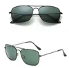 Men Sunglasses Classic Brand Retro Sunglasses Luxury Designer Eyewear Metal Frame Designers Sun Glasses Woman ML 3136 with box lenses