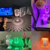 Lampy stołowe Diamentowe kryształowe lampa stołowa romantyczna lampa atmosfery dotyk nocne światło sypialni ładowne nocne światło USB na prezent świąteczny
