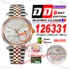 126331 DD3235 Data MENS AUTOMATIC ORGHITÀ DDF Two Tone Rose Gold Silver MOTOF ALLASSIONE 904L Bracciale Jubileesteel Jubileesteel 72H Reserva Super Edizione Puretime PTRX