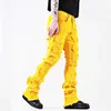 Autumn/Winter American Bright Color Washed Versatile Jeans Men's Micro La Instagram Trendy Youth Pants M515 69