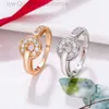 Designerring voor vrouw Bulgarie luxe charme ring Treasure Families Lucky Turn Copper Money Ring V Gold Lucky Turn Diamond Inbedding Simple and Luxury Small Design RI